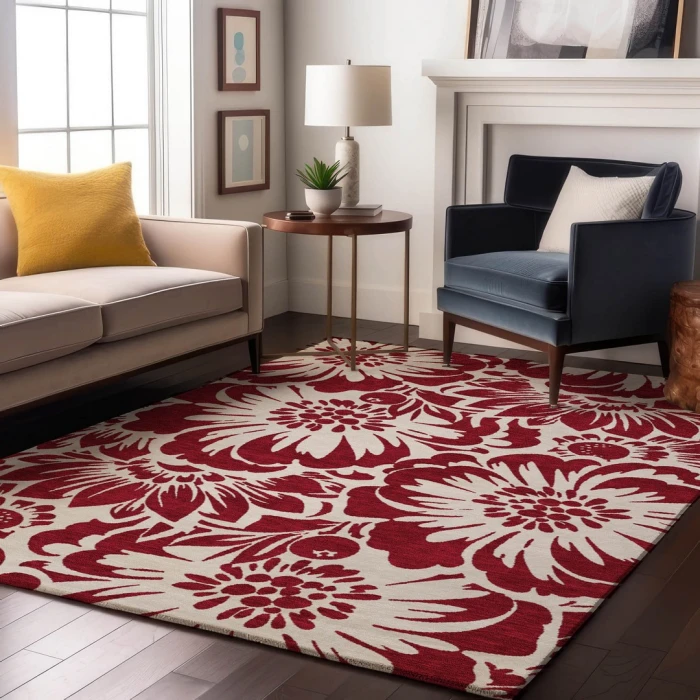 Addison Mayfield Red AMF551 2ft. 3in. x 7ft. 6in. Rect. Rug