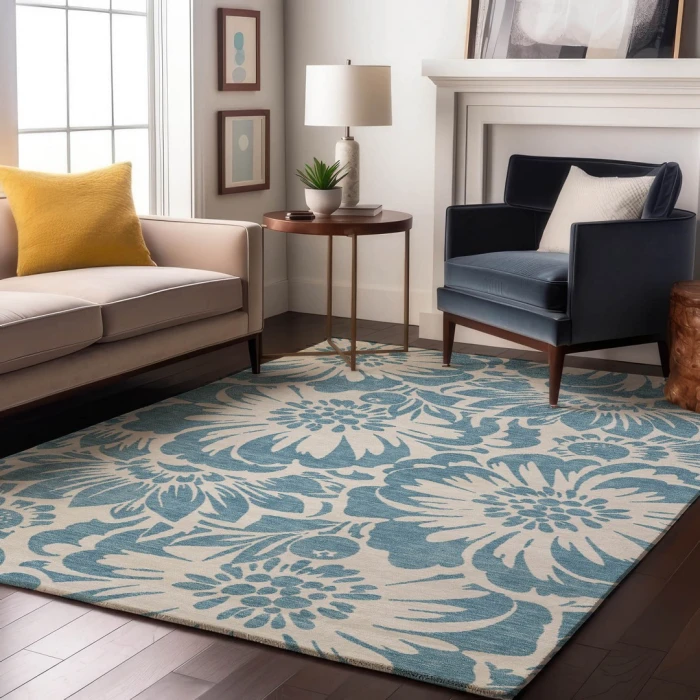 Addison Mayfield Blue AMF551 2ft. 3in. x 7ft. 6in. Rect. Rug