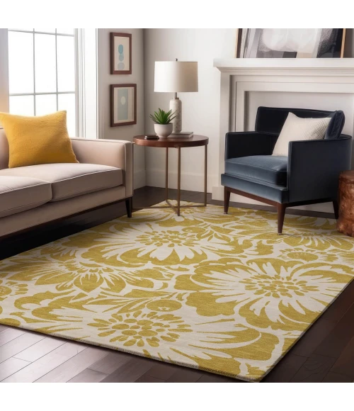 Addison Mayfield Gold AMF551 9ft. x 12ft. Rect. Rug