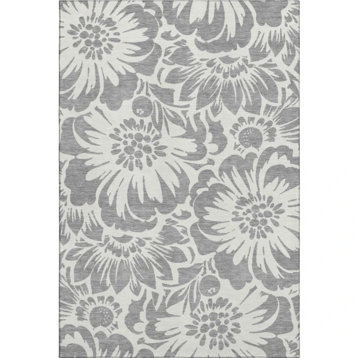 Addison Mayfield Gray AMF551 - 8ft. Round Rug