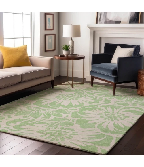 Addison Mayfield Green AMF551 2ft. 3in. x 7ft. 6in. Rect. Rug