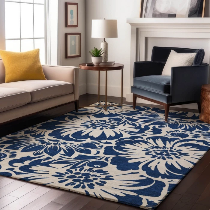 Addison Mayfield Blue AMF551 8ft. x 10ft. Rect. Rug