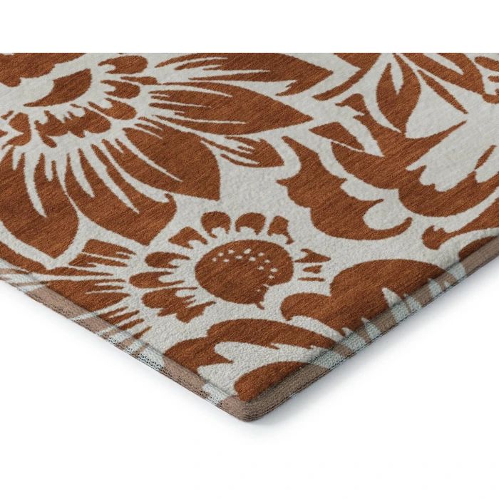 Addison Mayfield Orange AMF551 5ft. x 7ft. 6in. Rect. Rug