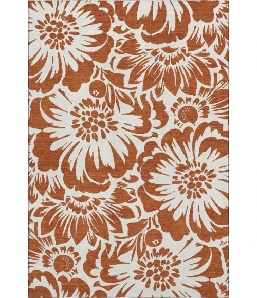 Addison Mayfield Orange AMF551 2ft. 3in. x 7ft. 6in. Rect. Rug