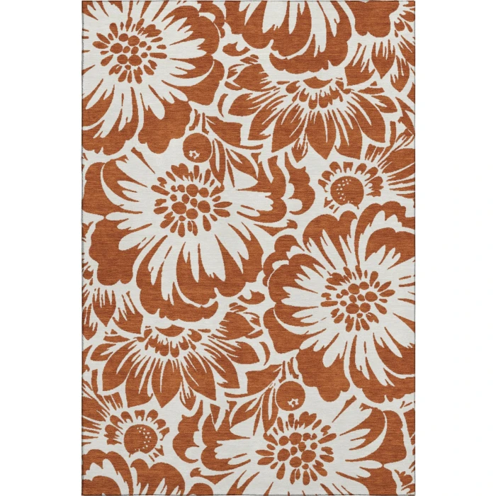 Addison Mayfield Orange AMF551 5ft. x 7ft. 6in. Rect. Rug