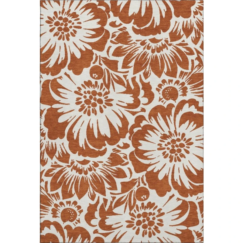 Addison Mayfield Orange AMF551 9ft. x 12ft. Rect. Rug