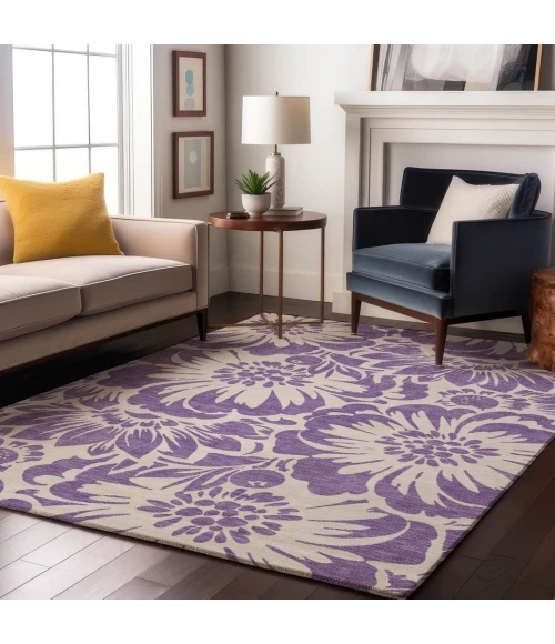 Addison Mayfield Purple AMF551 9ft. x 12ft. Rect. Rug