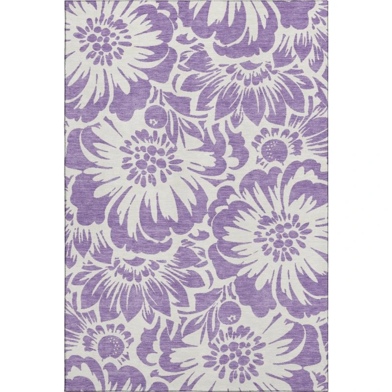 Addison Mayfield Purple AMF551 9ft. x 12ft. Rect. Rug