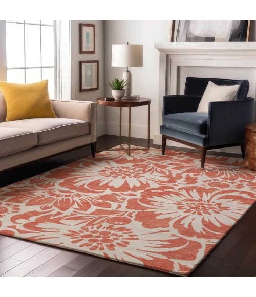 Addison Mayfield Orange AMF551 8ft. x 10ft. Rect. Rug