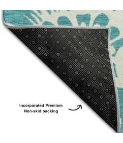 Addison Mayfield Teal AMF551 9ft. x 12ft. Rect. Rug