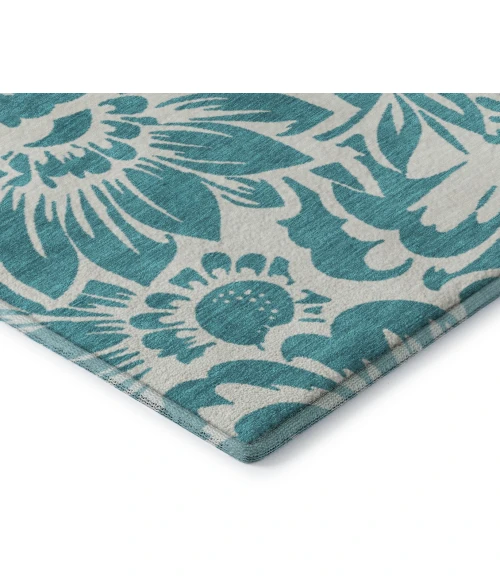 Addison Mayfield Teal AMF551 9ft. x 12ft. Rect. Rug