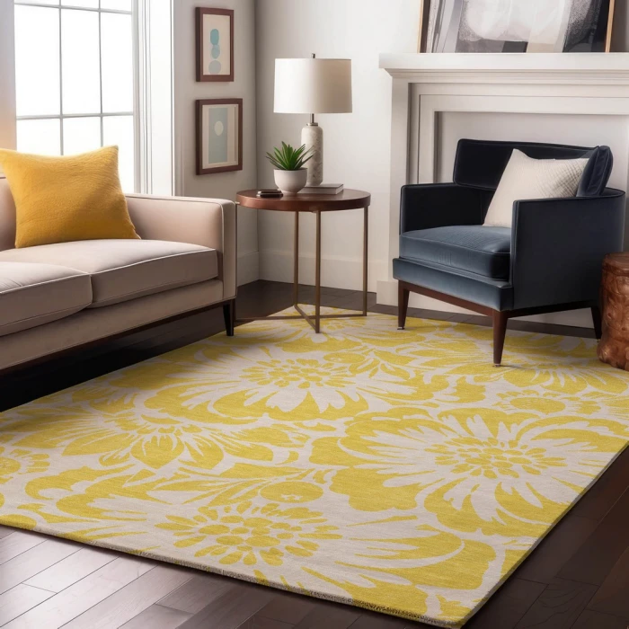 Addison Mayfield Gold AMF551 2ft. 3in. x 7ft. 6in. Rect. Rug
