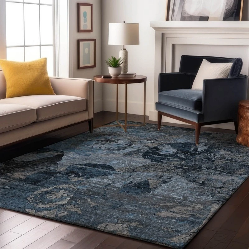 Addison Mayfield Blue AMF555 8ft. x 10ft. Rect. Rug