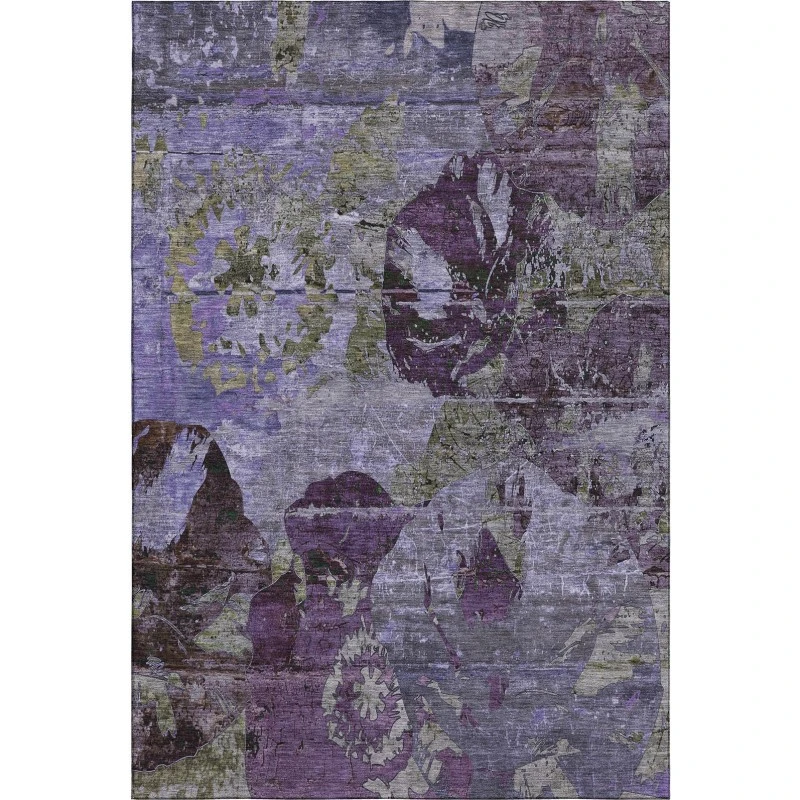 Addison Mayfield Purple AMF555 5ft. x 7ft. 6in. Rect. Rug