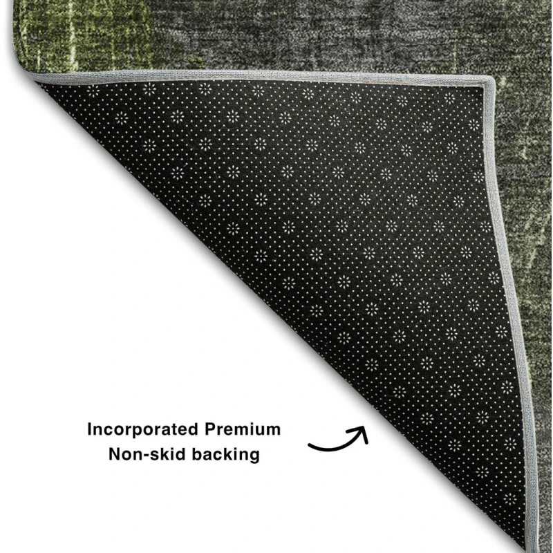 Addison Mayfield Green AMF556 5ft. x 7ft. 6in. Rect. Rug
