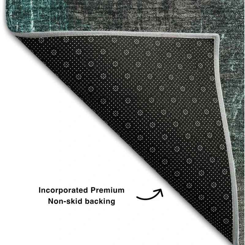 Addison Mayfield Teal AMF556 5ft. x 7ft. 6in. Rect. Rug