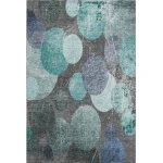 Addison Mayfield Teal AMF556 5ft. x 7ft. 6in. Rect. Rug