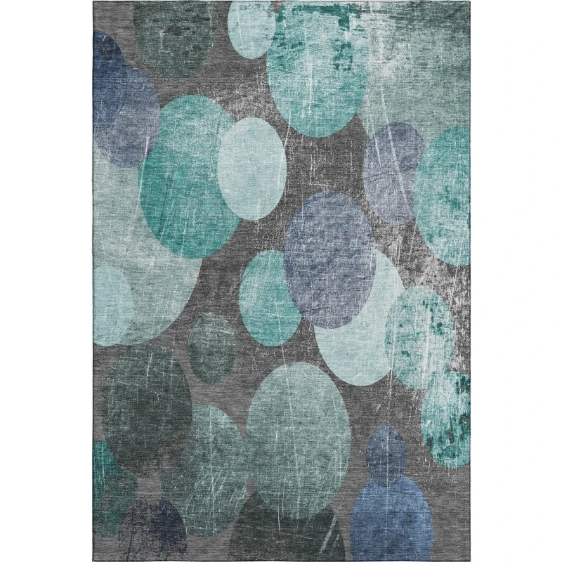 Addison Mayfield Teal AMF556 5ft. x 7ft. 6in. Rect. Rug
