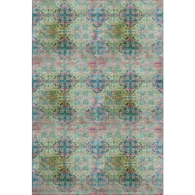 Addison Mayfield Green AMF557 9ft. x 12ft. Rect. Rug