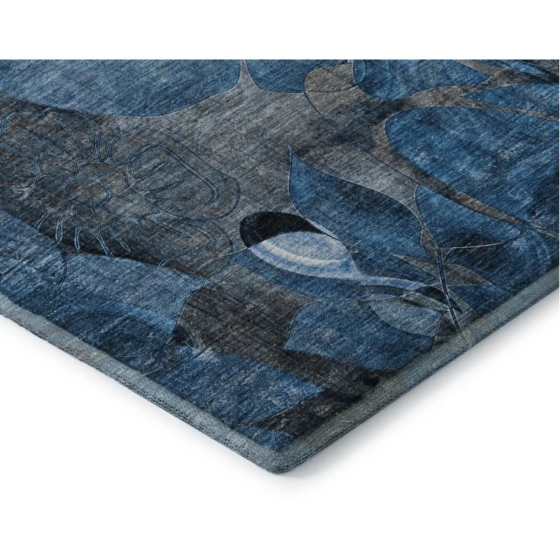 Addison Mayfield Blue AMF558 - 8ft. Round Rug