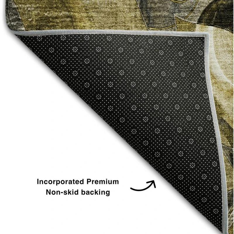 Addison Mayfield Brown AMF558 - 8ft. Round Rug