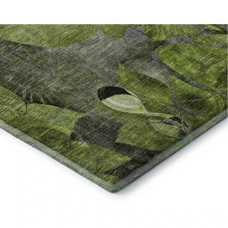 Addison Mayfield Green AMF558 2ft. 3in. x 7ft. 6in. Rect. Rug
