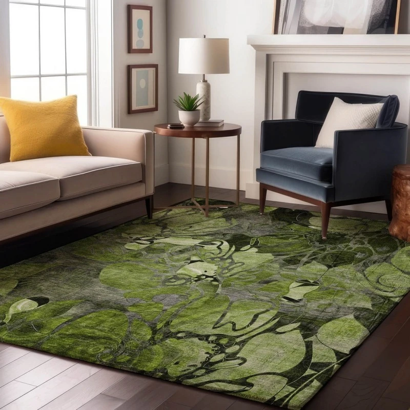 Addison Mayfield Green AMF558 2ft. 3in. x 7ft. 6in. Rect. Rug