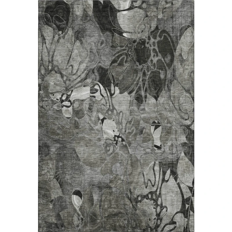Addison Mayfield Gray AMF558 - 8ft. Round Rug