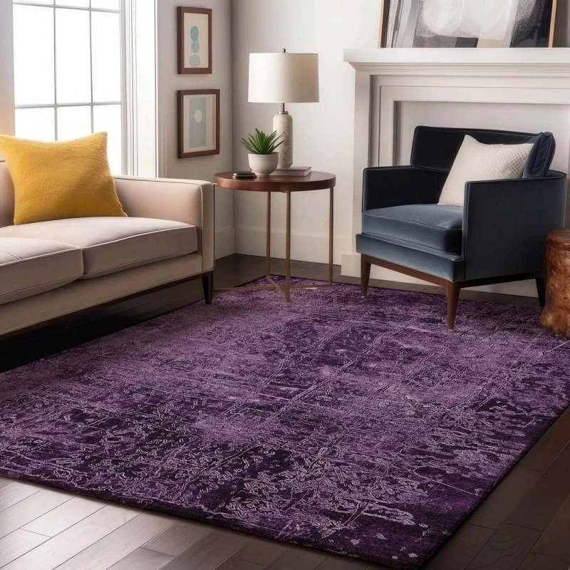 Addison Mayfield Purple AMF559 8ft. x 10ft. Rect. Rug