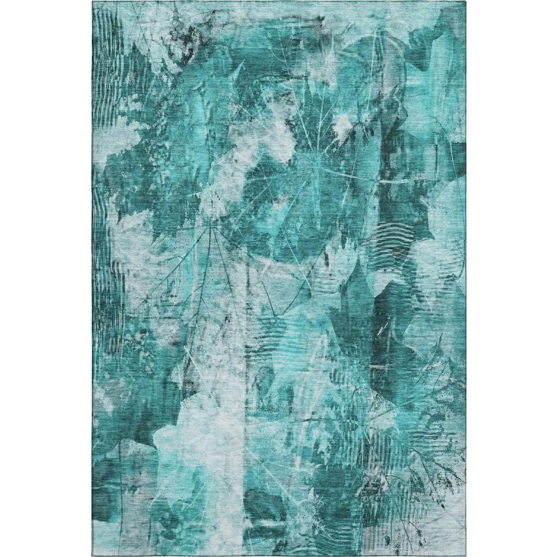 Addison Mayfield Teal AMF560 9ft. x 12ft. Rect. Rug