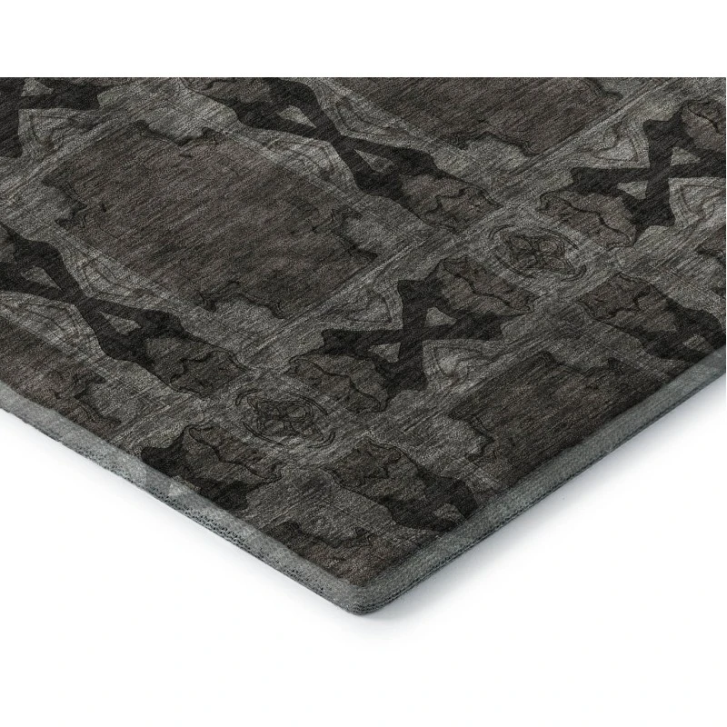 Addison Mayfield Gray AMF564 - 8ft. Round Rug