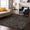 Addison Mayfield Gray AMF564 - 8ft. Round Rug
