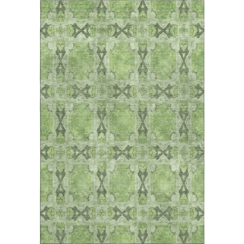 Addison Mayfield Green AMF564 - 8ft. Round Rug