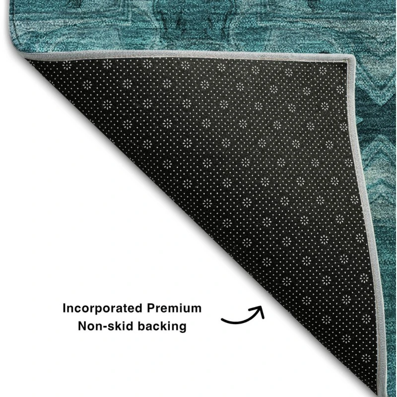 Addison Mayfield Teal AMF564 5ft. x 7ft. 6in. Rect. Rug