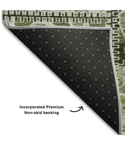 Addison Mayfield Green AMF566 9ft. x 12ft. Rect. Rug