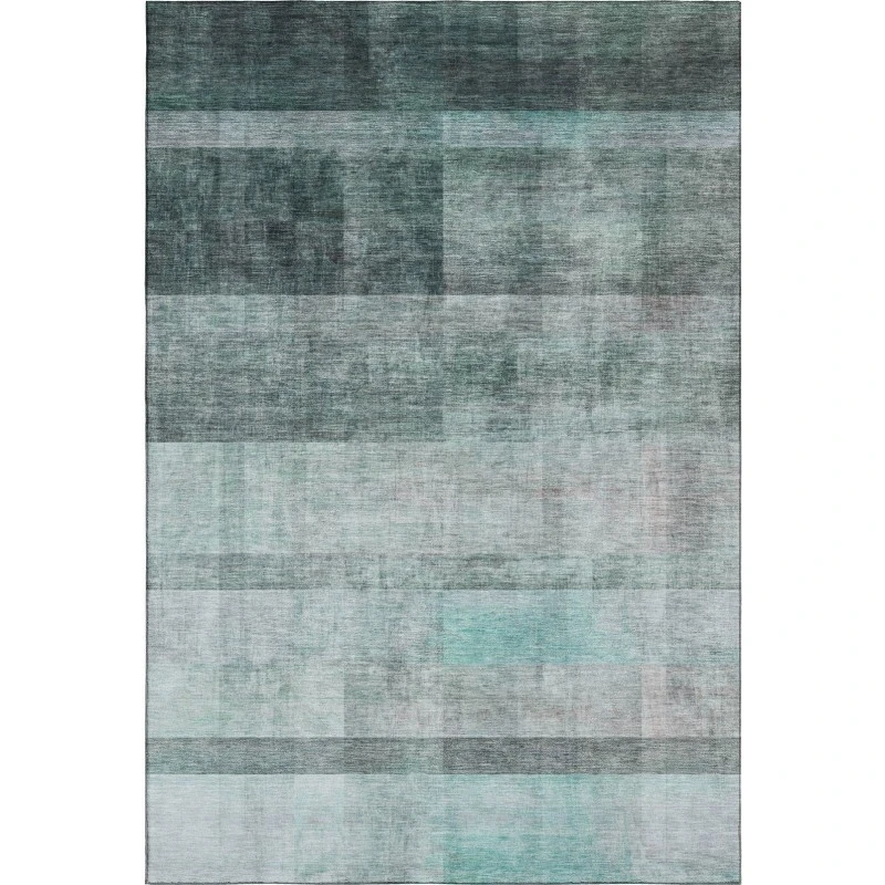 Addison Mayfield Teal AMF568 - 8ft. Round Rug
