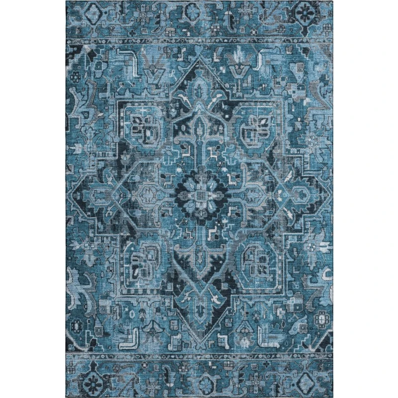 Addison Mayfield Blue AMF570 8ft. x 10ft. Rect. Rug