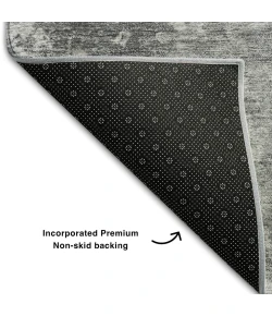 Addison Mayfield Gray AMF573 - 8ft. Round Rug
