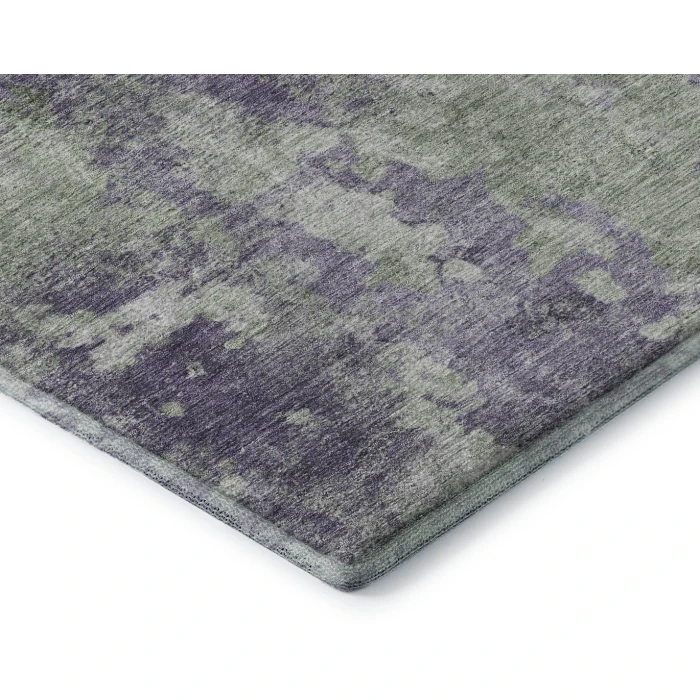 Addison Mayfield Purple AMF573 - 8ft. Round Rug