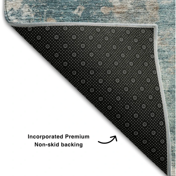 Addison Mayfield Teal AMF573 2ft. 3in. x 7ft. 6in. Rect. Rug