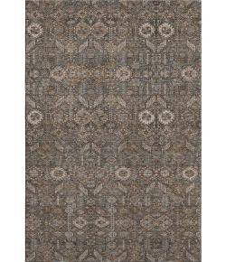 Addison Mayfield Brown AMF574 - 8ft. Round Rug