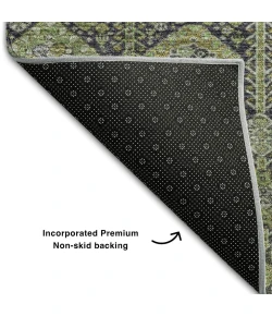 Addison Mayfield Green AMF574 - 8ft. Round Rug