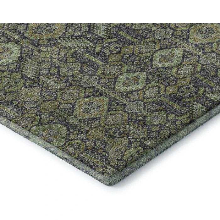 Addison Mayfield Green AMF574 - 8ft. Round Rug