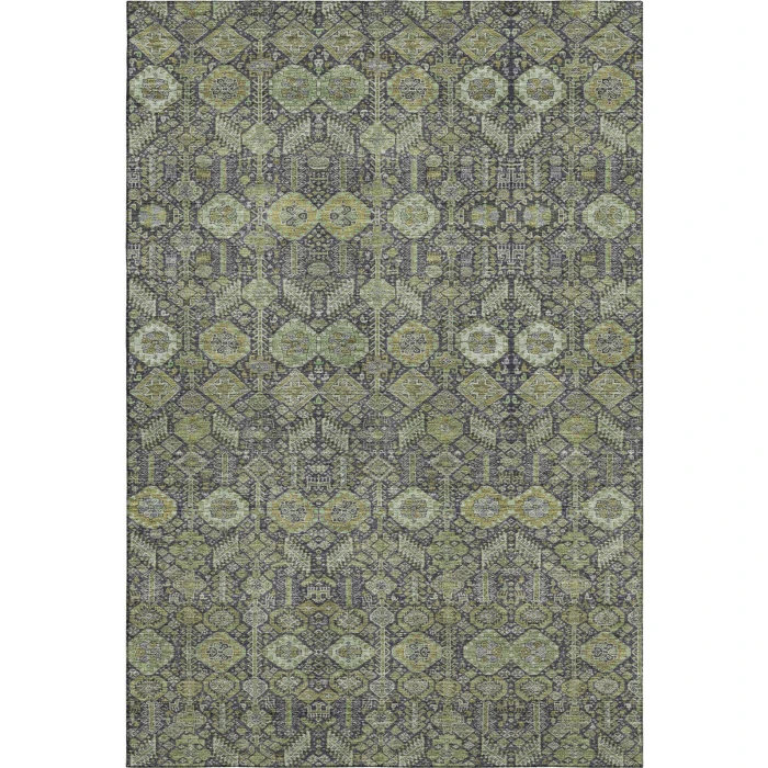Addison Mayfield Green AMF574 - 8ft. Round Rug
