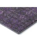 Addison Mayfield Purple AMF574 - 8ft. Round Rug