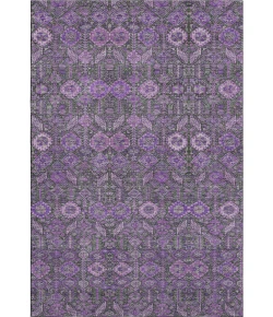 Addison Mayfield Purple AMF574 - 8ft. Round Rug