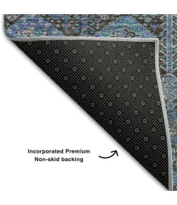 Addison Mayfield Teal AMF574 8ft. x 10ft. Rect. Rug