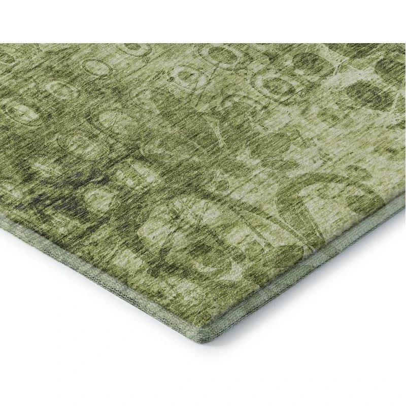 Addison Mayfield Green AMF577 - 8ft. Round Rug