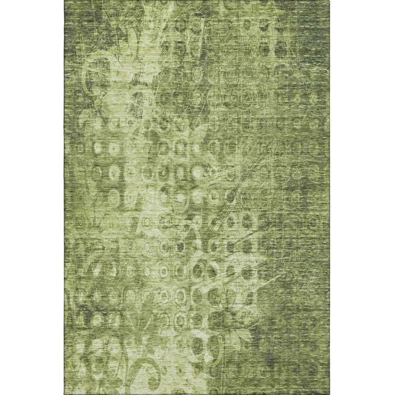 Addison Mayfield Green AMF577 - 8ft. Round Rug