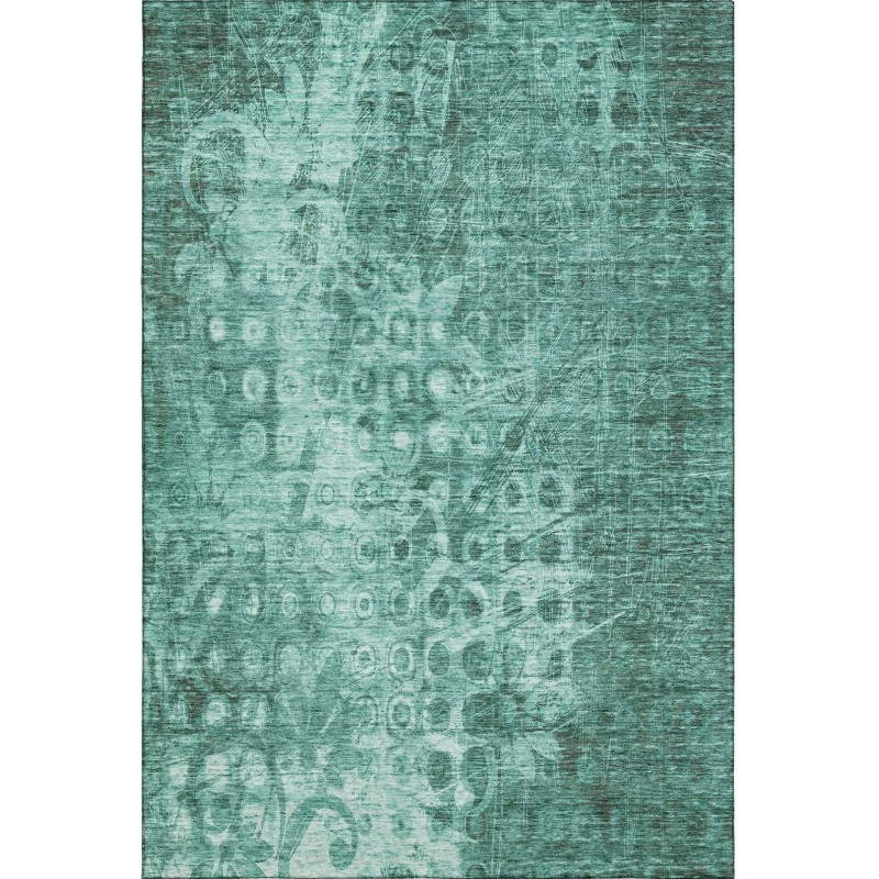Addison Mayfield Teal AMF577 8ft. x 10ft. Rect. Rug
